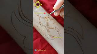 Shaded mehndi design mehndi henna design [upl. by Eyahc185]