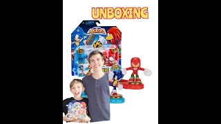 LEGENDS OF AKEDO X SONIC THE HEDGEHOG VS KNUCKLES FIGURE UNBOXING X REVIEW [upl. by Kerrie]