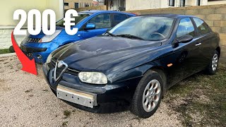 J’achète une Alfa Romeo 156 a 200 € [upl. by Haduhey]