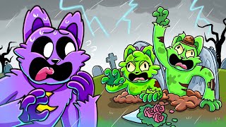 ¡¿LOS PADRES de CATNAP se CONVIERTEN en ZOMBIS Poppy Playtime 3 Animación [upl. by Anaeirb379]