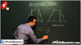 İkizkenar Yamukta Alan  Önder Hoca ile Pratik Geometri [upl. by Choong289]