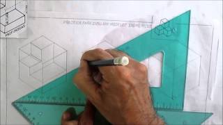 DIBUJO TECNICO  ISOMETRICOS  PRACTICA PARA DIBUJAR MODELOS [upl. by Inwat]