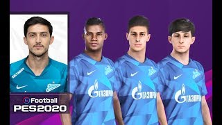 eFootball Pes 2020 Zenit Faces amp Overalls  PS4 [upl. by Frazier]