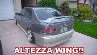 Altezza Wing Install 1JZ IS300 [upl. by Nired]