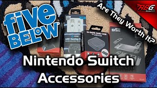 Five Below Nintendo Switch Accessories  Are They Worth It  Red Bandana Gaming [upl. by Ruenhcs]