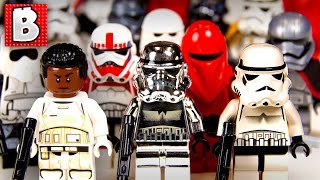 Every Lego Stormtrooper Minifigure Ever  Rare Chrome Trooper  Collection Review [upl. by Gemperle]