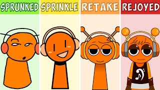 Incredibox Sprunki ALL SOUNDS  Sprunked VS Sprinkle VS Retake VS Rejoyed [upl. by Japeth]