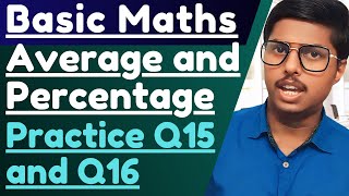 Practice Q15 and Q16  Average and Percentage [upl. by Renwick]