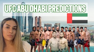 UFC Fight Night Sandhagen vs Nurmagomedov Abu Dhabi Predictions amp Full Card Breakdown [upl. by Sidran]