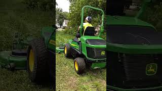 mowing John Deere 1580 [upl. by Esined]