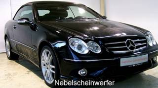 Mercedes Benz CLK 200 Cabrio K Avantgarde 092046 Obsidianschwarz 2008 quotAUTOHAUS SampK NEU WULMSTORFquot [upl. by Ahsinat537]