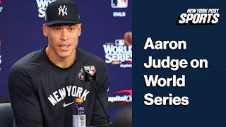 Aaron Judge on Shohei Ohtani amp World Series matchup vs Dodgers [upl. by Dranel292]