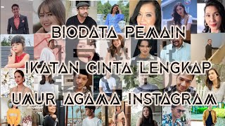 Biodata Pemain Ikatan Cinta Lengkap  Umur Agama Instagram [upl. by Sahc331]