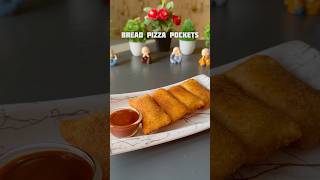 Trending Recipe of Bread Pizza Pockets shorts recipe snacks pizza bread [upl. by Anaujik516]