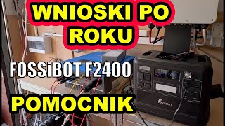 FOSSiBOT F2400 Wymiana falowników i moja opinia o FOSSiBOT F2400 po roku użytkowania [upl. by Sofie828]