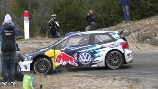 TEST SEBASTIEN OGIER Day 2 MONTE CARLO 2016 [upl. by Phare145]