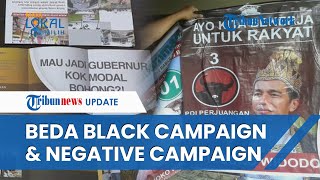 Mengenal Istilah Black Campaign dan Kampanye Negatif dalam Pemilu Ini Perbedaan Mendasarnya [upl. by Namijneb]