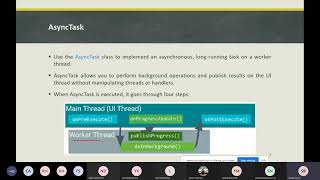 AsyncTask and AsyncTaskLoader  Mobile Application Development [upl. by Jak647]