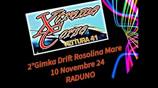 RADUNO 2°Gimkana Drift Rosolina Mare 10 11 24 [upl. by Nylsaj]