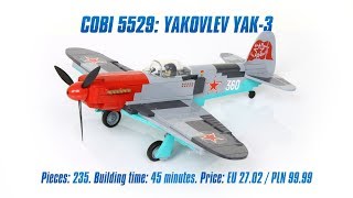 COBI 5529 Yakovlev Yak3 review amp speed build [upl. by Rosenbaum323]