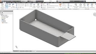 Aula de apoio Chapas dobradas  Planificação  Autodesk Inventor [upl. by Seeto]