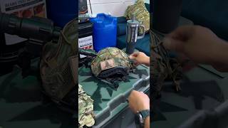 Tactical Helmet Cover Install [upl. by Berner]