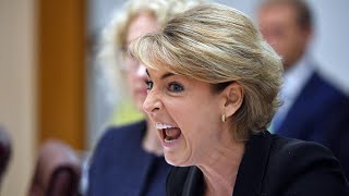 Michaelia Cash makes outrageous slur during questioning over staff [upl. by Connelley]