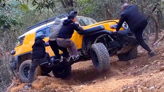 Dongfeng Warrior 917 1100HP vs FJ Cruiser 40L V6 v Jeep Wrangler Rubicon 38L V6 PK Offroad [upl. by Ailedamla]