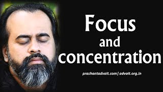 The difference between focus and attention  Acharya Prashant with youth 2013 [upl. by Ecirehs]