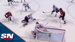 Jonathan Huberdeau Makes Nifty Move to Set Up Aleksander Barkov For Tapin Goal [upl. by Neiht596]