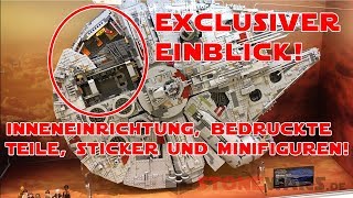 LEGO 75192 Millennium Falcon im Inneren Exklusive Einblicke [upl. by Dnomra]