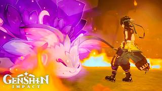 Legendary Showdown Kinich vs Mountain King  Kinich Story Quest Cutscene  Genshin Impact 50 [upl. by Gussi793]