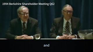 Buffett to investor dont buy a company just because media say I bought them [upl. by Krystal699]