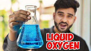 Drinking Liquid Oxygen at Home  100 Pure [upl. by Aprile609]