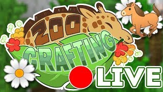 Riding into the Meadow of Horses 🐴🌼 Zoo Crafting • LIVE 🔴 [upl. by Euqinay237]