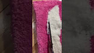 ASMR rug tufting  sculpting customrug oddlysatisfying fluffyrug diy frankocean [upl. by Konstanze]