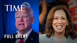 Watch Kamala Harris Introduces Running Mate Minnesota Gov Tim Walz at Rally in Philadelphia [upl. by Babbie]