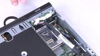 Lenovo ThinkSystem SE350 installing a Front Operator Panel [upl. by Anomas308]