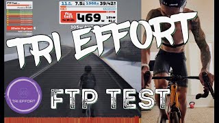 ZWIFT 20 Minute FTP Test  300w Target  IRONMAN Training Mid Season  TRI EFFORT [upl. by Gresham]