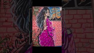 painting drawing artcrayondiycraft viralvideo youtubeshorts trendingshorts kya dil ne kahaa [upl. by Etteragram]