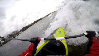 Backsurfing lake waves [upl. by Lime]