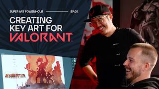 Creating VALORANT Key Art  Super Art Power Hour Ep 5 [upl. by Dhiren]