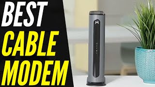 TOP 5 Cable Modem For 2022  Approved for Comcast Xfinity Gigabit Cox Gigablast Spectrum amp More [upl. by Aihsenal185]