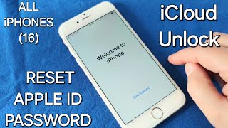 iCloud Unlock with Reset Apple ID and Password Any iPhone 45678X111213141516 [upl. by Nalyad]