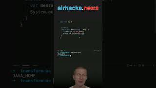 Resolving Environment Variables with Stringtransform java shorts coding airhacks [upl. by Yssenhguahs]