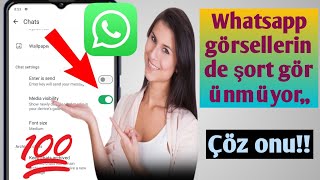 Whatsapp resminde şortlar görünmüyor düzeltin Yeni Güncelleme 2024 [upl. by Atin874]