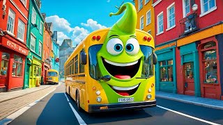 The Wheels on the Bus  Nursery Rhymes  Kids Songs  Fun and Learning [upl. by Nilrem376]