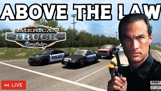 Above the Law American Truck Simulator Car Mods [upl. by Itin]