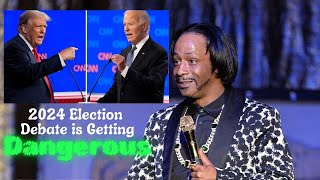 Katt Williams On Donald Trump 2024 Election Debate Campaign Didnt Wait a Minute [upl. by Silsbye]