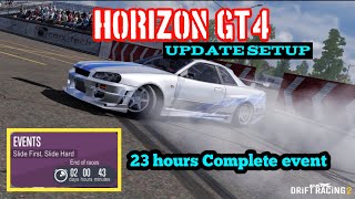 Horrizon GT4 nissan skyline r34 update setup complete event 23 hours  Carx drift racing 2 [upl. by Valerian]